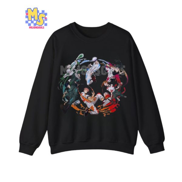 Jujutsu Kaisen Group of Friends Shirt