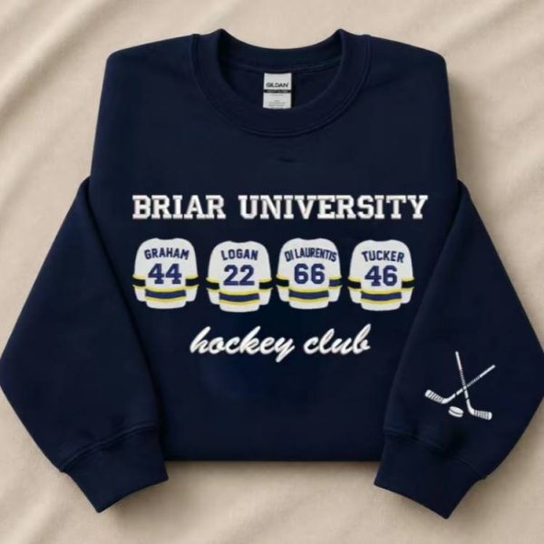 Off Campus Hockey Team Embroidered Shirt Off Campus Hockey Team Embroidered Shirt